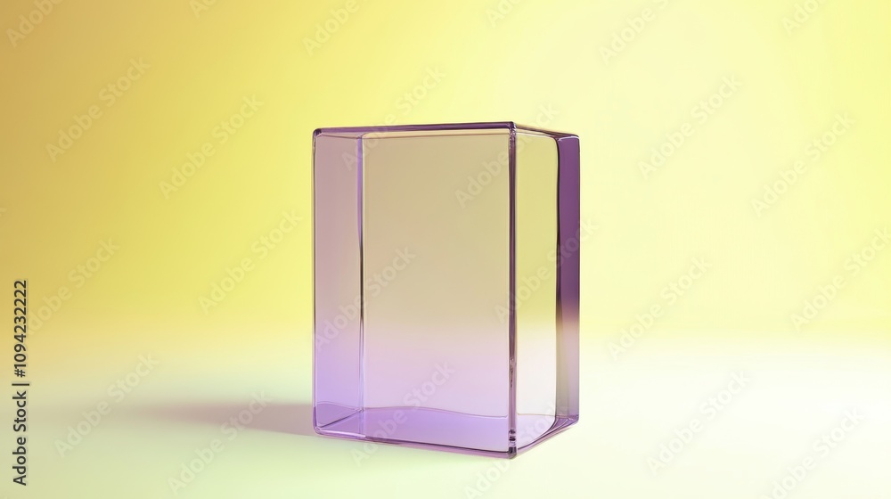 Glass Box Mockup. Glass Box Mockup.