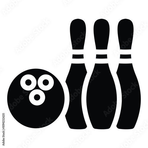the bowling ball hits the bowling pins