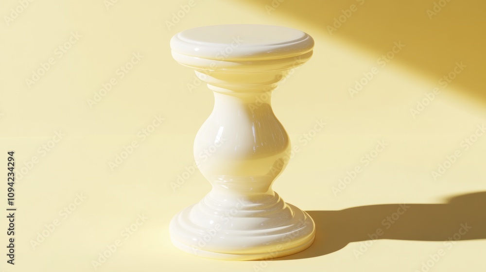 White Pedestal Minimal. White Pedestal Minimal.