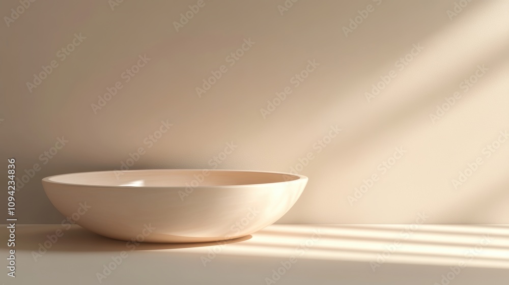 Beige Bowl Minimal. Beige Bowl Minimal.