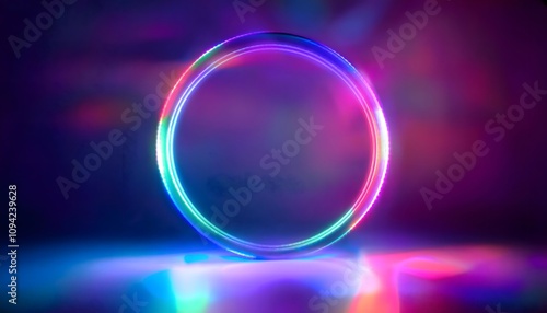 Wallpaper Mural Ethereal mood ring, glowing effect, mystical vibe, 3D illustration, ring jewelry, trendy, aesthetic. Torontodigital.ca