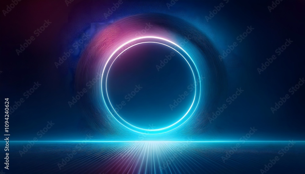 Obraz premium Ethereal mood ring, glowing effect, mystical vibe, 3D illustration, ring jewelry, trendy, aesthetic.