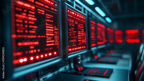 Red Code Server Room Monitors