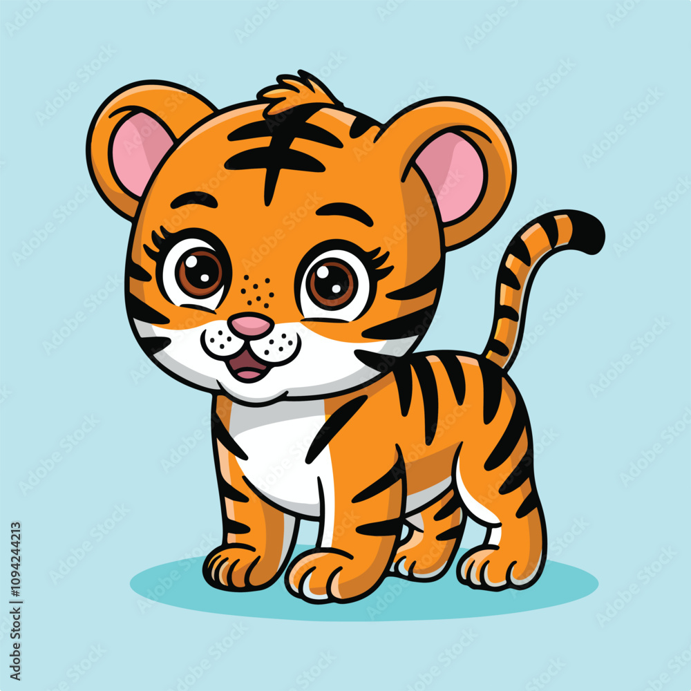 Cute Tiger Vector Cute Tiger Vector