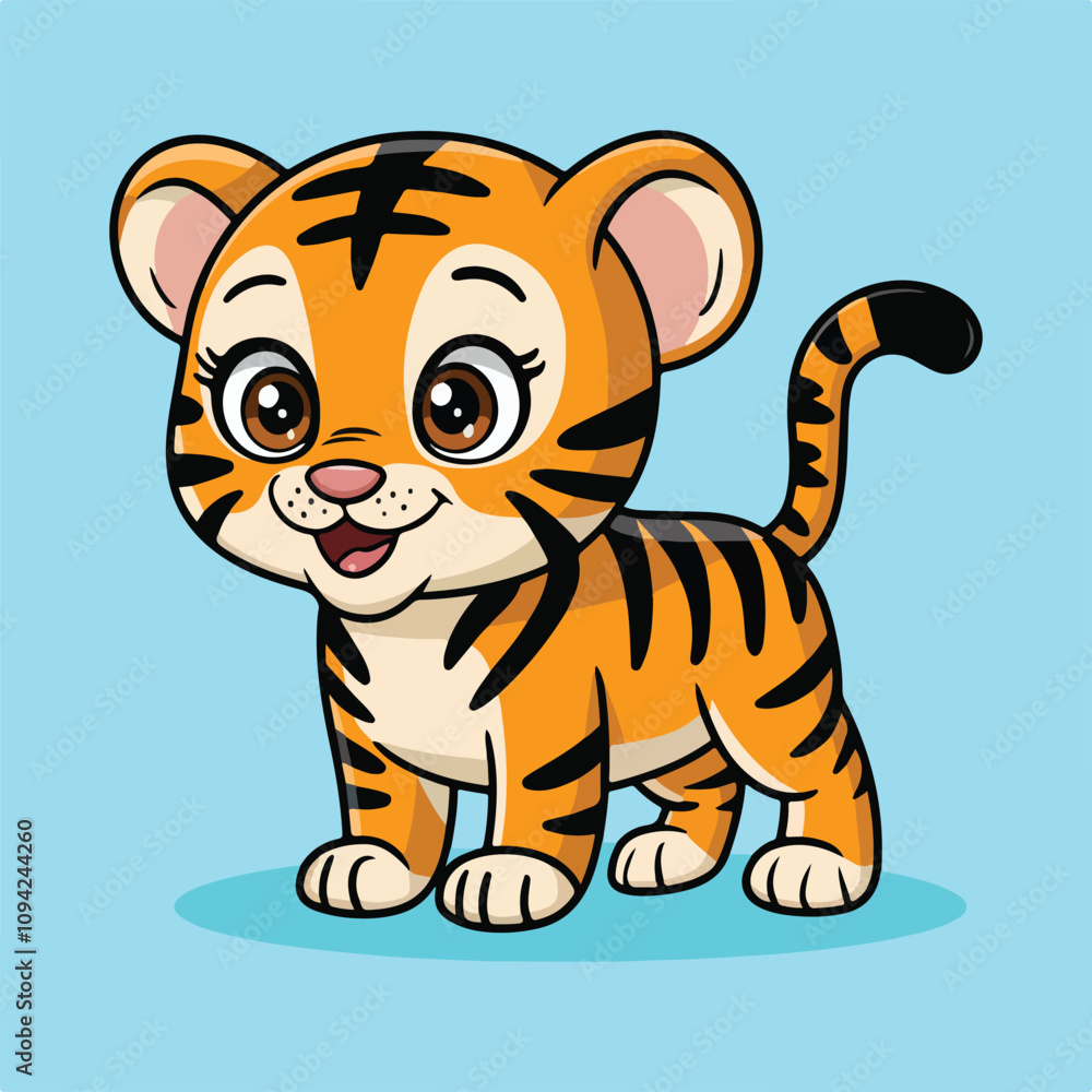Cute Tiger Vector Cute Tiger Vector