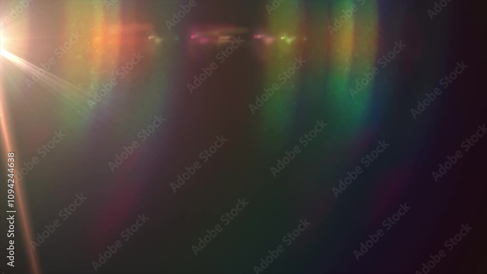 Animation transition Lens flare Animation transition Lens flare