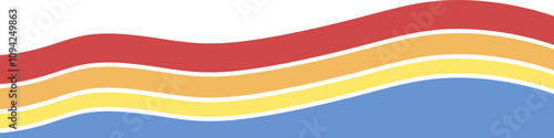 Free Download Retro Stripe Footer - GFXLoad