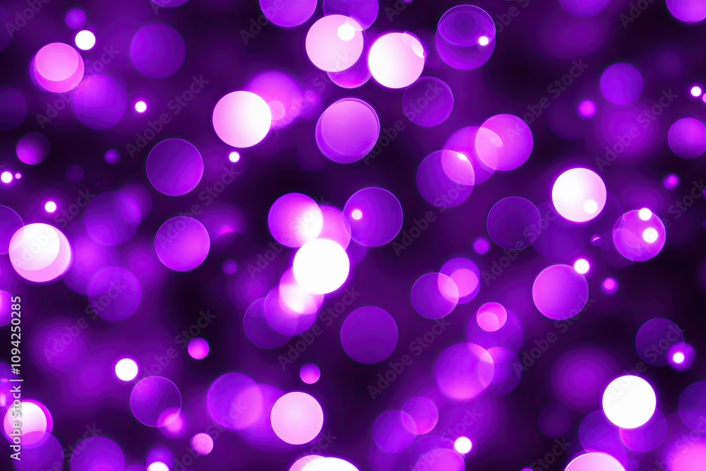 Radiant Purple Glitter Bokeh Texture with Shimmering Abstract Light Effects Radiant Purple Glitter Bokeh Texture with Shimmering Abstract Light Effects