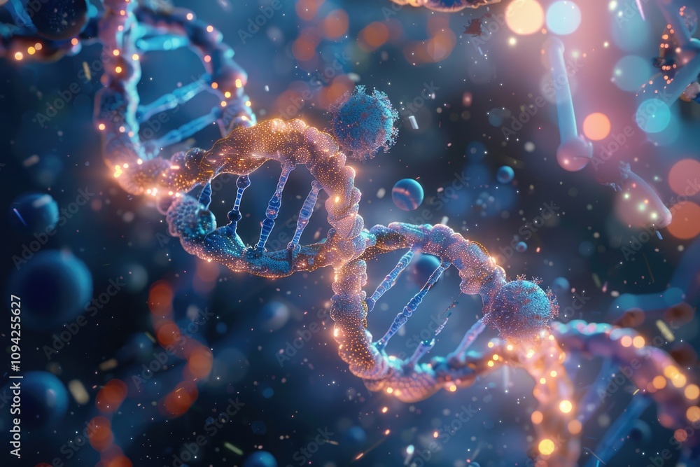 Obraz premium shape of molecules
