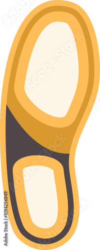 Orthopedic insole promoting foot health by providing support and cushioning