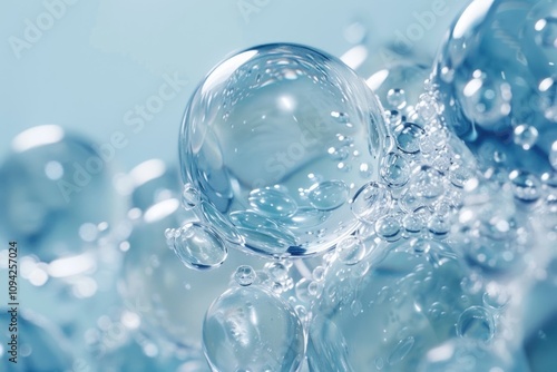 Wallpaper Mural  shape of molecules Torontodigital.ca