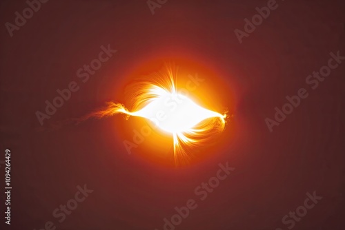 Dynamic Solar Flares Creating a Brilliant Burst of Light