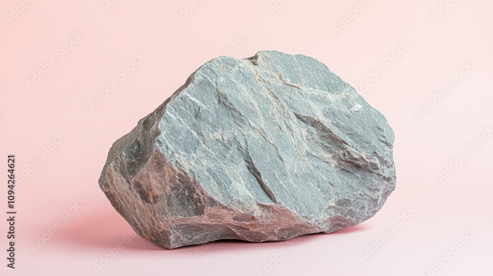Grey Rock on Pink. Grey Rock on Pink.