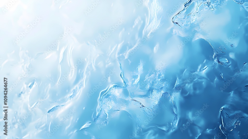Obraz premium digital technology ice texture poster background