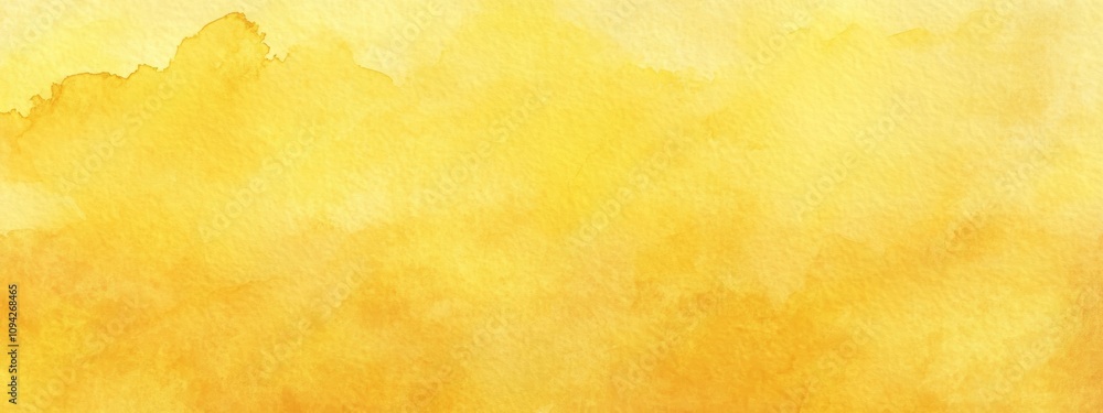 Obraz premium Abstract Watercolor Yellow Texture Background Vibrant Gradient Art Design