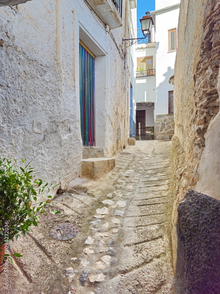 Naklejka premium Souvenir from Soportujar, the village of witches, Las Alpujarras, Granada, Spain,