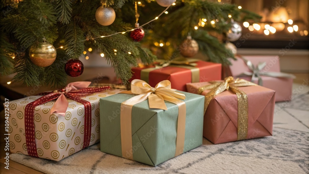 christmas tree and gifts christmas tree and gifts