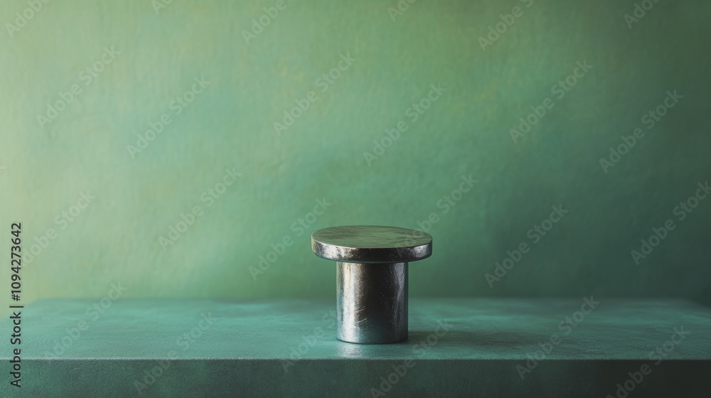 Silver Stand Green Backdrop. Silver Stand Green Backdrop.