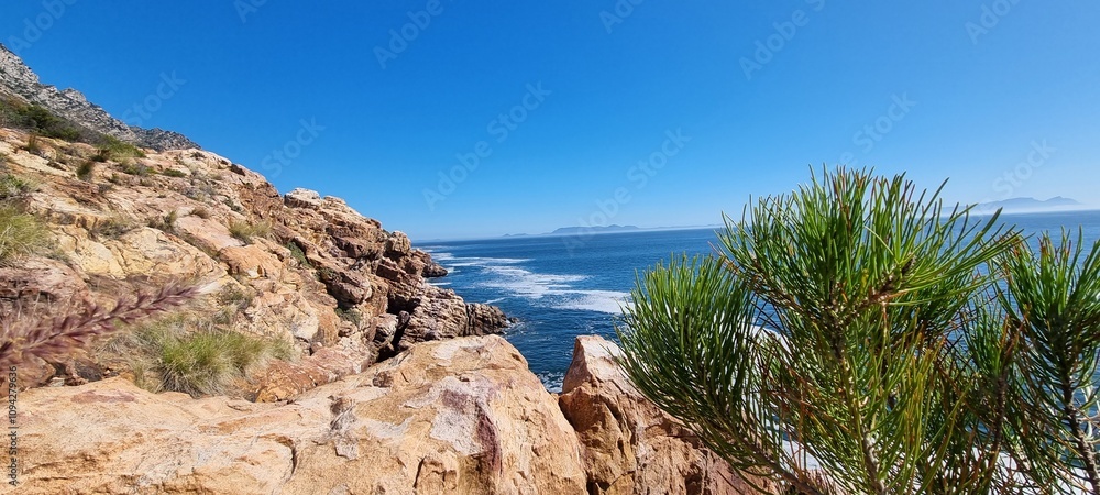 Obraz premium Ocean & Mountain
