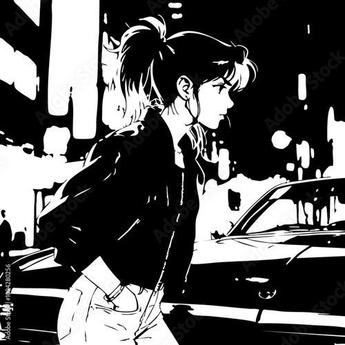 girl in the city, street, freestyle girl, urban girl