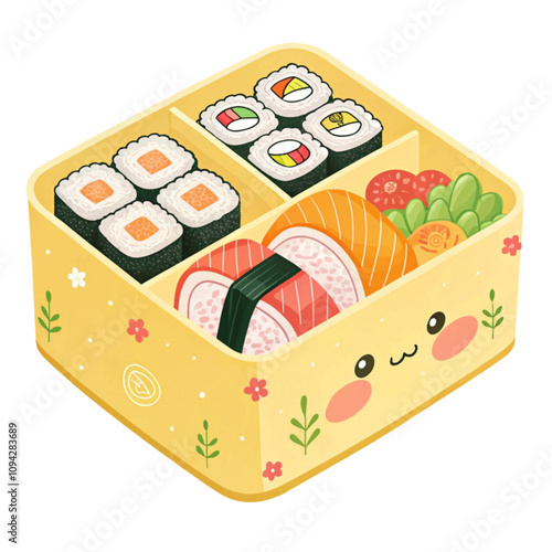 sushi with salmon