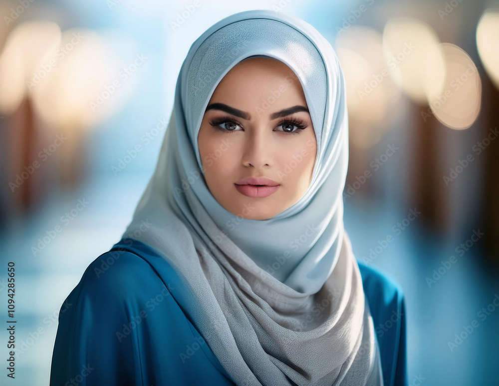 Portrait einer attraktiven Muslime