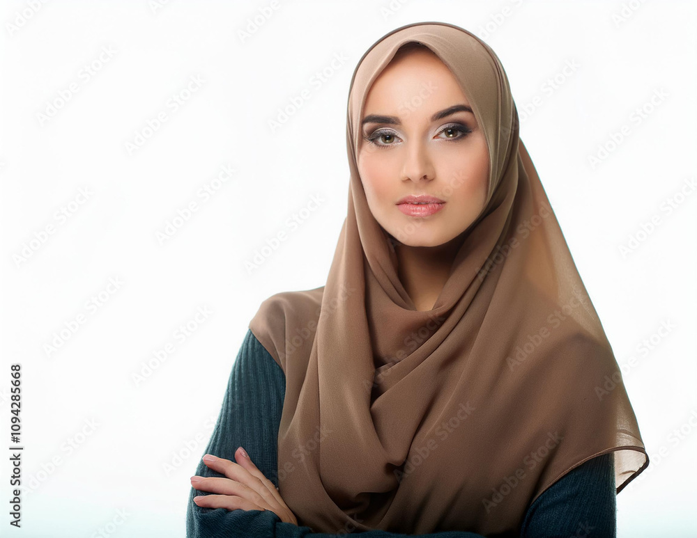 Portrait einer hübschen Muslime
