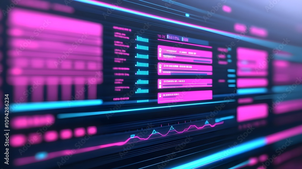Futuristic Data Interface Technology Futuristic Data Interface Technology