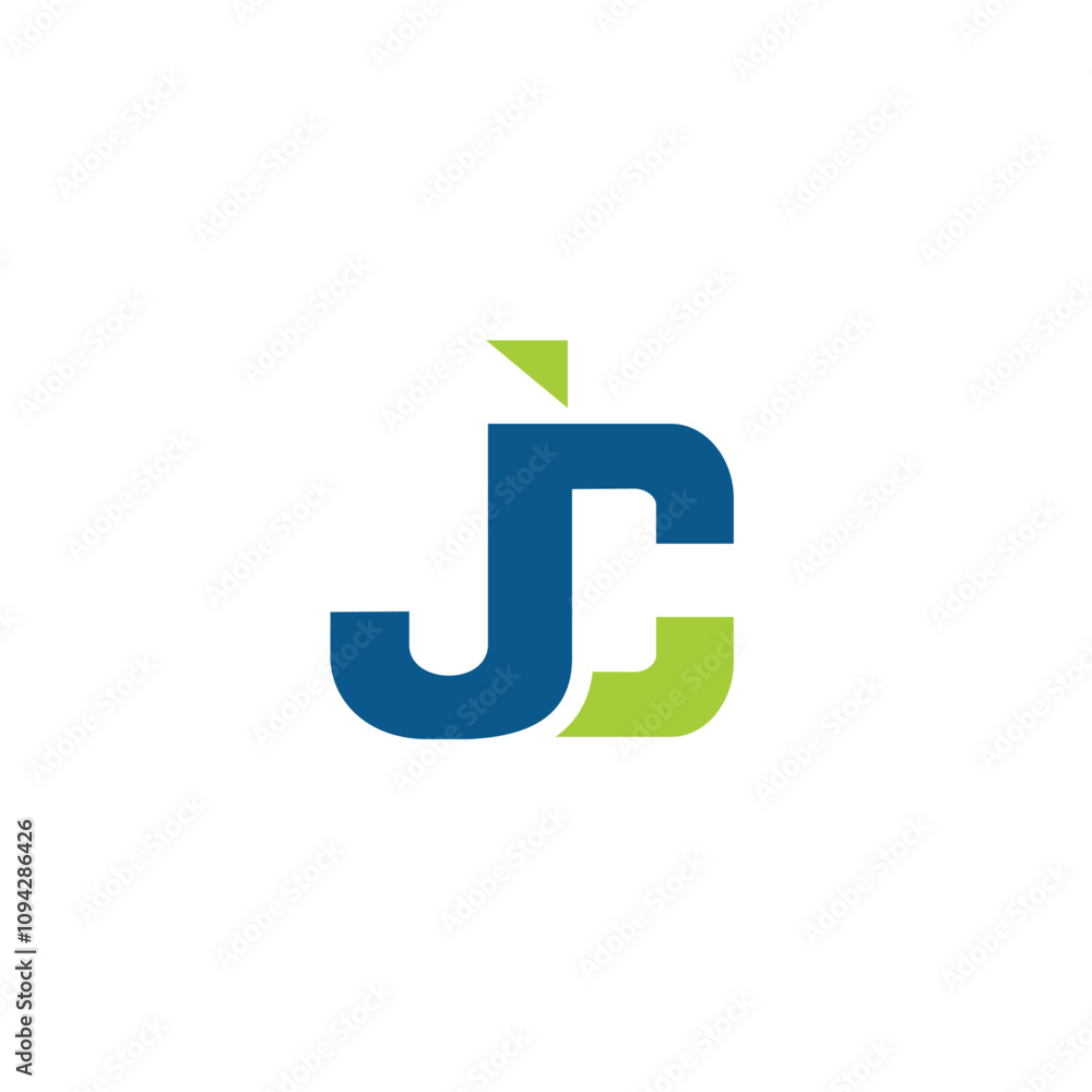 Initial JC logo template vector illustration Initial JC logo template vector illustration