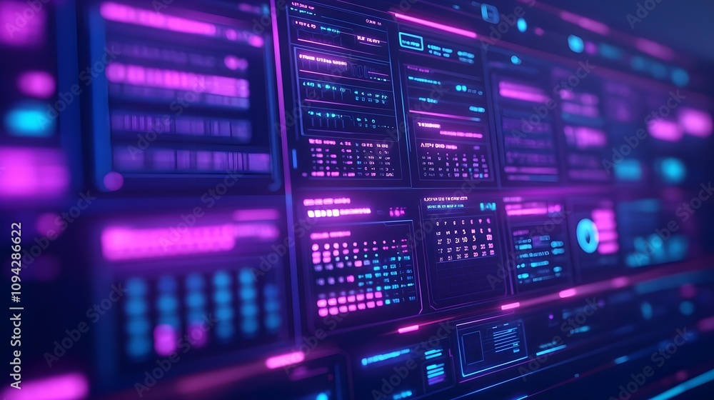 Futuristic Digital Interface HUD Futuristic Digital Interface HUD
