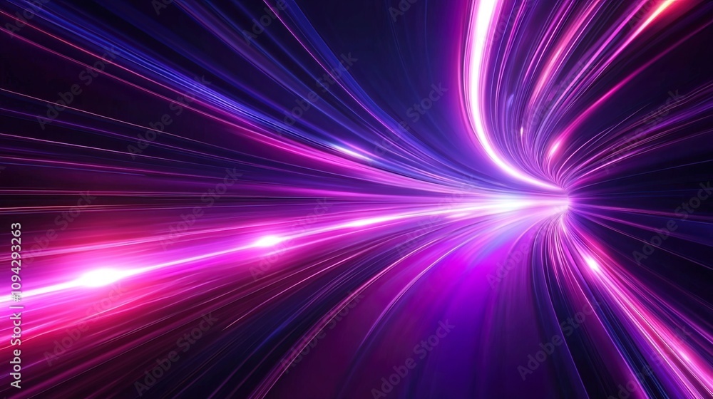 Abstract Purple and Pink Light Trails Abstract Purple and Pink Light Trails