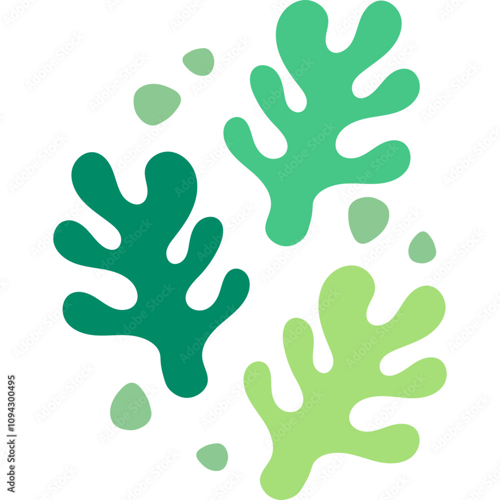 Abstract Coral Shape Abstract Coral Shape