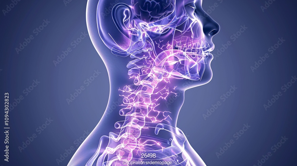 2409_073.Highlighted esophagus with energy patterns representing gastroesophageal reflux disease, medical illustration style, high contrast, clean background, with faint side profile of a adult as 2409_073.Highlighted esophagus with energy patterns representing gastroesophageal reflux disease, medical illustration style, high contrast, clean background, with faint side profile of a adult as