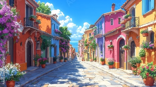 Fototapeta Naklejka Na Ścianę i Meble -  street in the old town