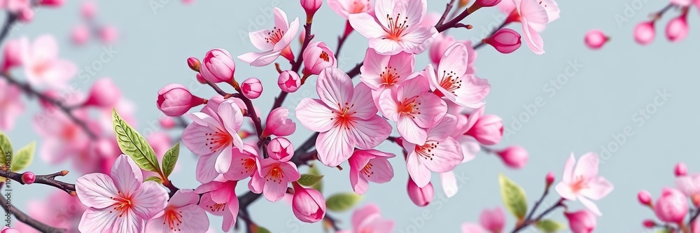 seamless floral pattern of cherry blossoms and plum blossoms, , cherry blossom pattern seamless floral pattern of cherry blossoms and plum blossoms, , cherry blossom pattern