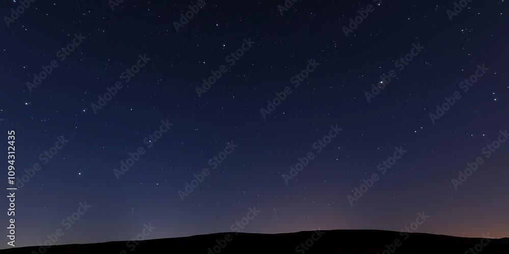 Starry Night Sky with Glowing Stars, abstract textures, celestial bodies Starry Night Sky with Glowing Stars, abstract textures, celestial bodies