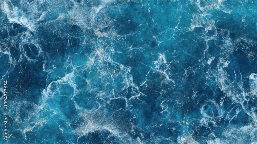 A stunning aerial view of a deep blue ocean, with frothy waves and wispy clouds dotting the horizon
A stunning aerial view of a deep blue ocean, with frothy waves and wispy clouds dotting the horizon