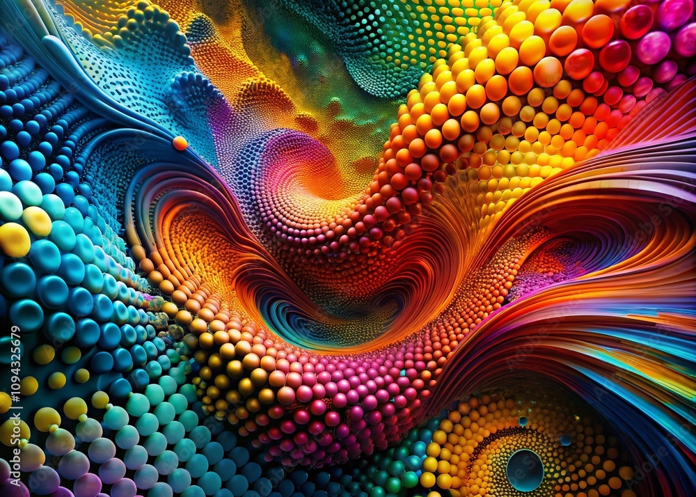 Obraz premium Abstract Half-Tone Backgrounds - Conceptual Photography