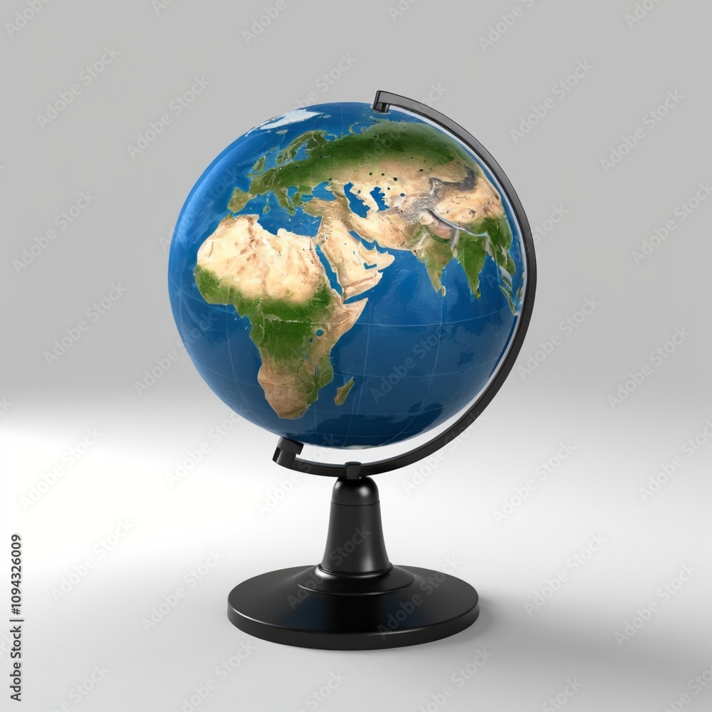 Digital globe on isolated background Digital globe on isolated background