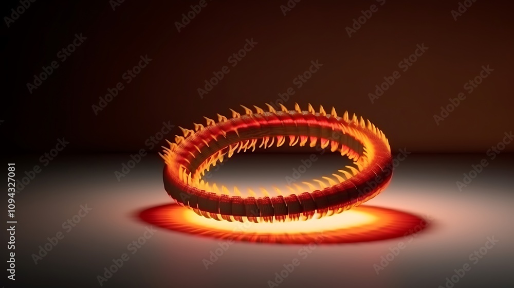 Flaming Ring Abstract Digital Artwork Flaming Ring Abstract Digital Artwork