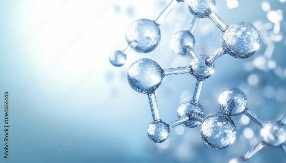 3D Molecular Structure Transparent Web Science Illustration for Medical and Biological Research 3D Molecular Structure Transparent Web Science Illustration for Medical and Biological Research