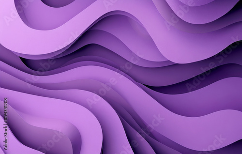 Elegant purple waves for a contemporary abstract backdrop, ideal for web, presentations, and all design projects