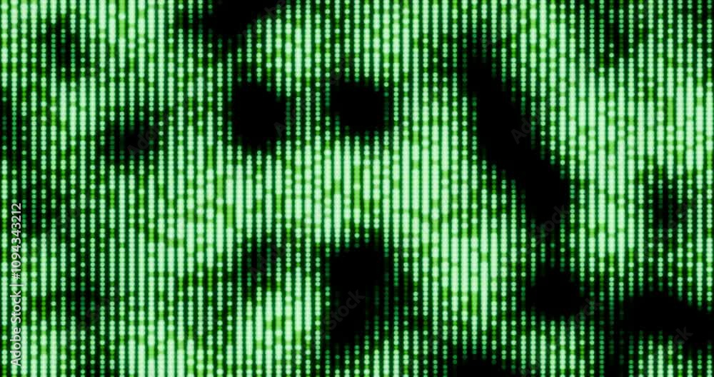 Slow Green Retro Lights Looped High Scale Pattern Slow Green Retro Lights Looped High Scale Pattern