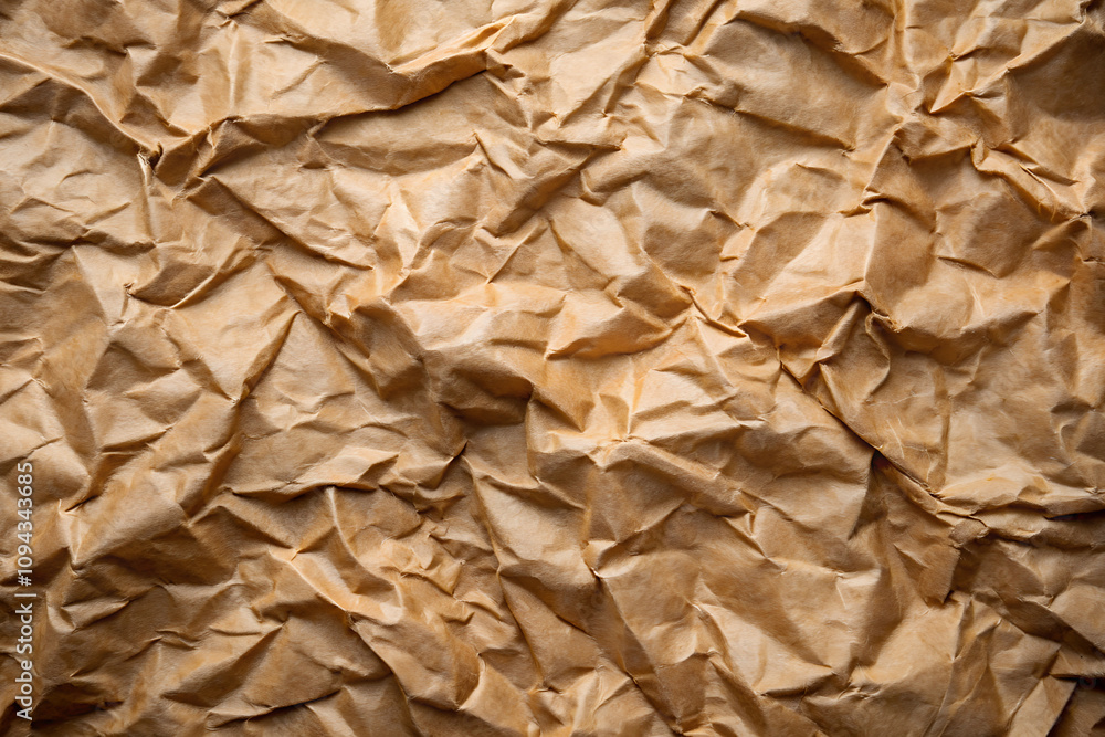 Abstract crumpled and creased recycle brown paper texture background Abstract crumpled and creased recycle brown paper texture background