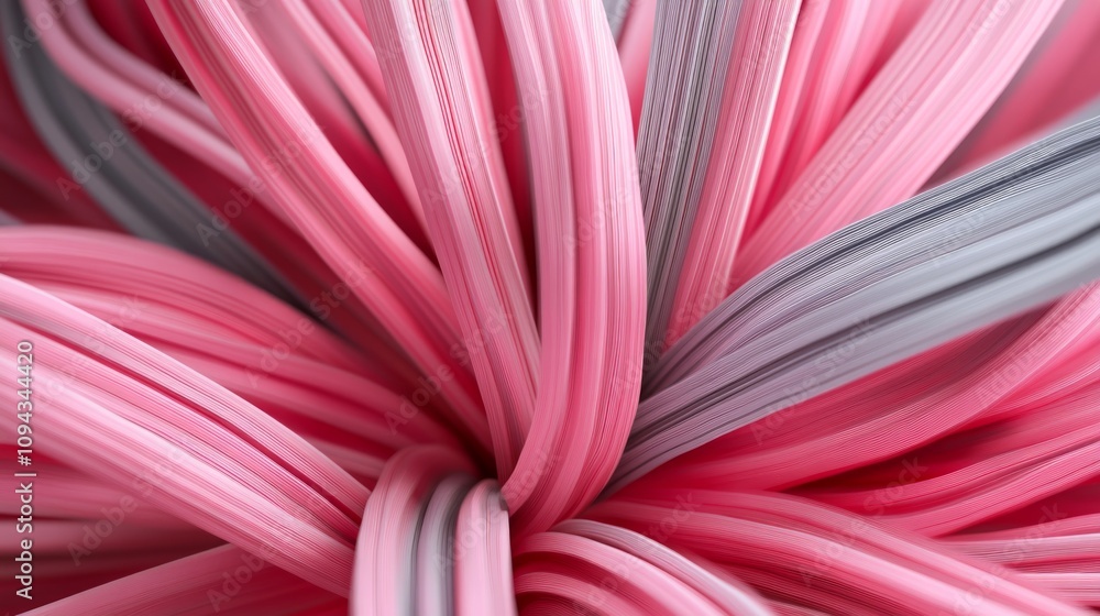 Abstract pink and gray swirling lines, textured background. Abstract pink and gray swirling lines, textured background.