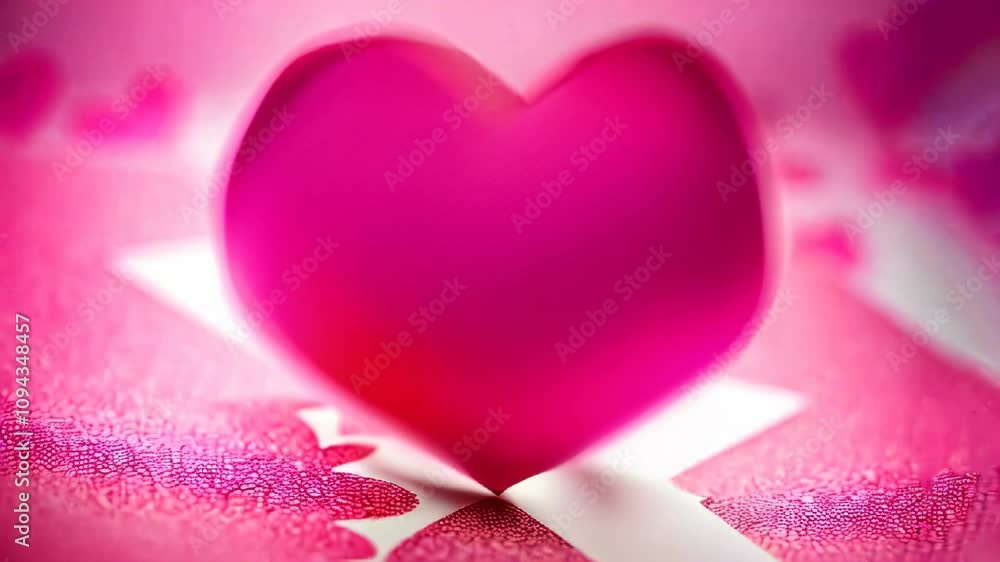 Animation Card with a heart for Valentine's Day, Mother's Day or Women's Day Animation Card with a heart for Valentine's Day, Mother's Day or Women's Day