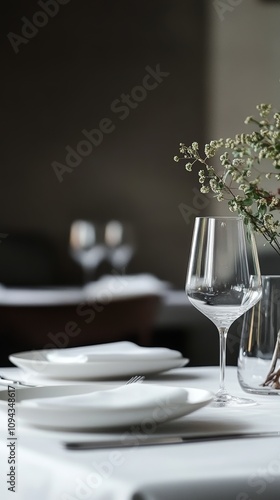 Michelin Star Plate Setting Background