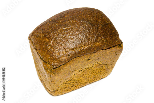 Bread on a white background.
