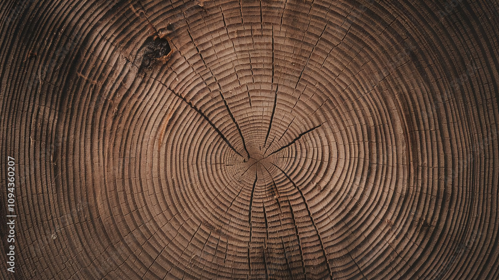 Close-up of hickory tree cut surface showcasing detailed growth rings, rich textures, and natural patterns, ideal for woodworking, nature themes, or rustic design elements. Close-up of hickory tree cut surface showcasing detailed growth rings, rich textures, and natural patterns, ideal for woodworking, nature themes, or rustic design elements.