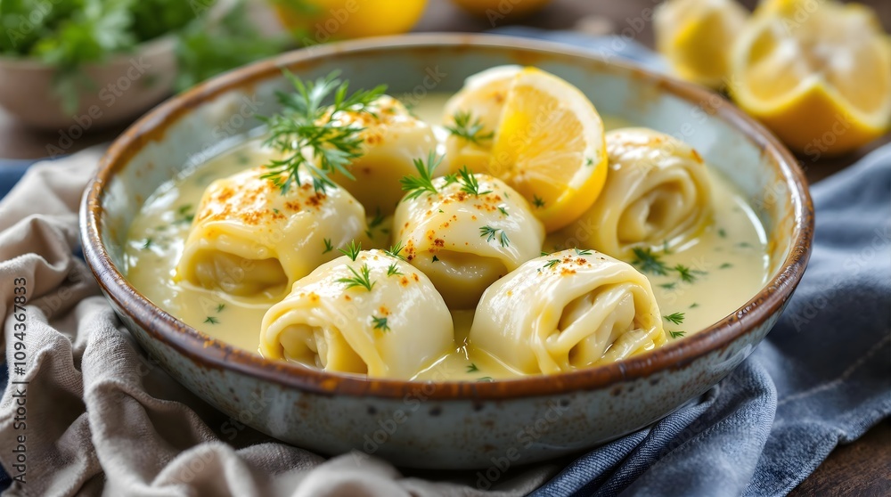Lahanodolmades Me Avgolemono – Greek Stuffed Cabbage Rolls (Greek Cuisine) Lahanodolmades Me Avgolemono – Greek Stuffed Cabbage Rolls (Greek Cuisine)
